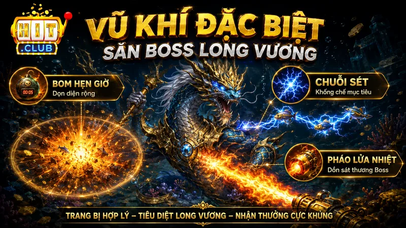 Vũ khí đặc biệt trong Bắn Cá Long Vương HITCLUB